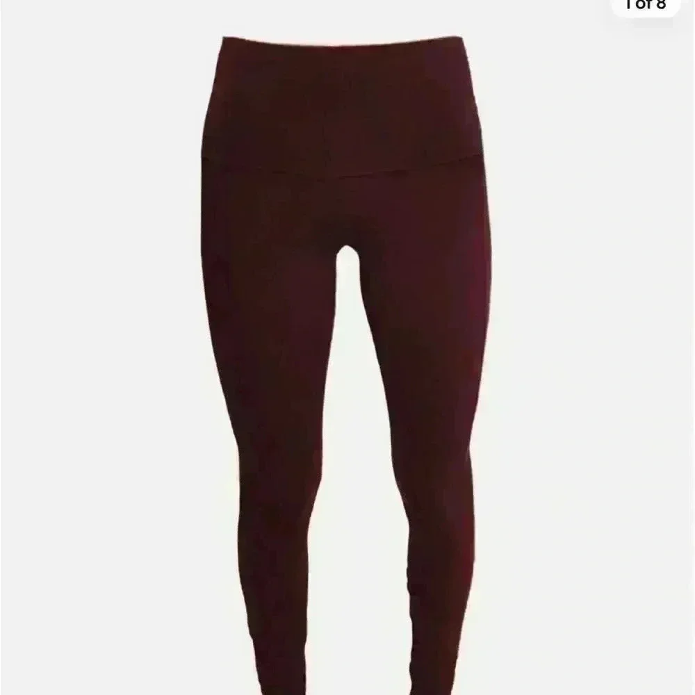 Lululemon Black Cherry  24” leggings perfect preowned